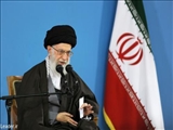 رهبر معظم انقلاب اسلامی در دیدار پرشور هزاران نفر از مردم قم: