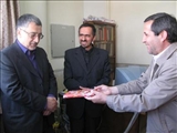 حضور شورای بسیج کارمندی شهدا دانشگاه شهیدمدنی آذربایجان در محل کار دوتن از اساتیددانشگاه